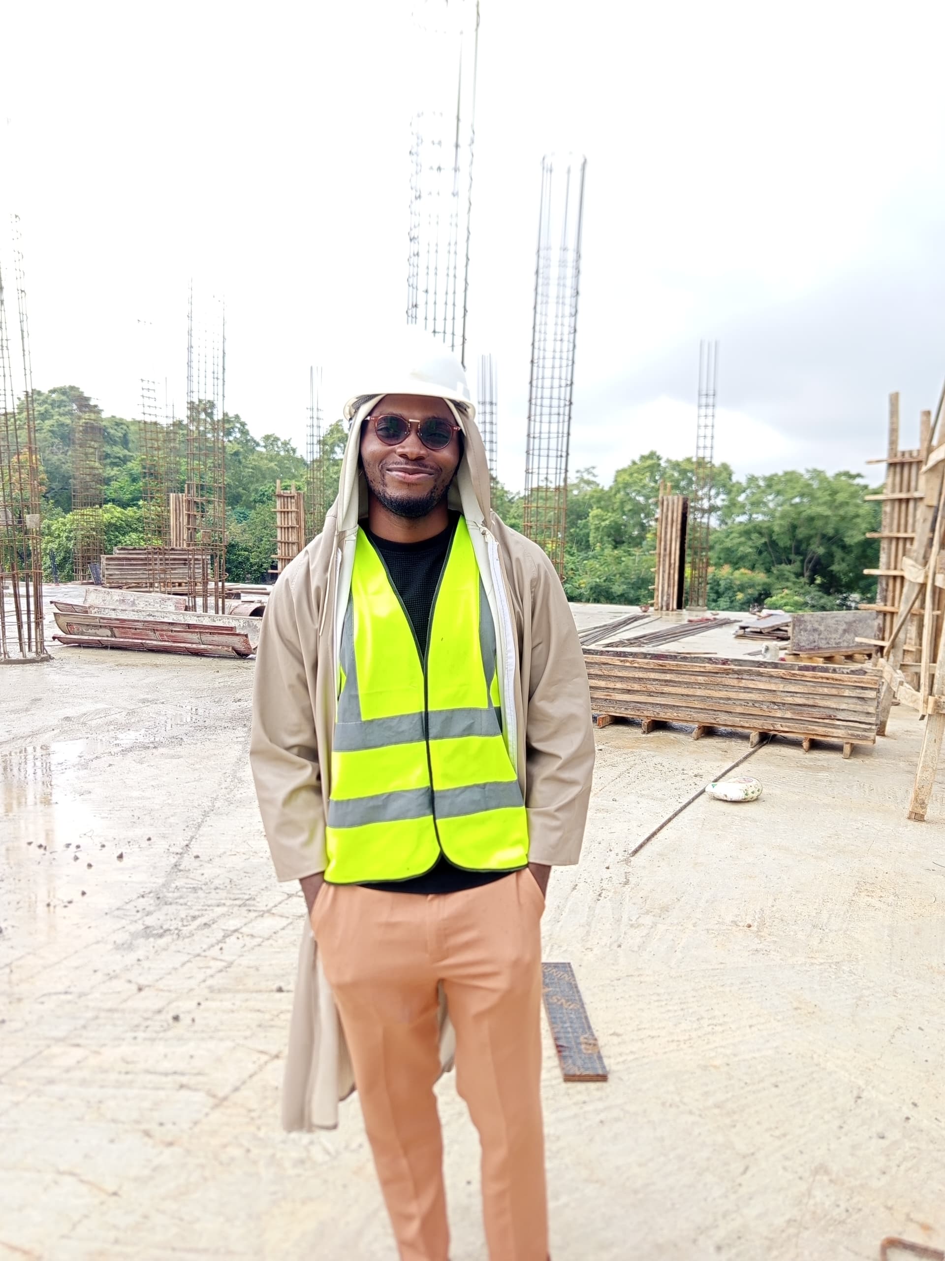 On site at slab level